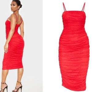 NWT Red Long Midaxi dress